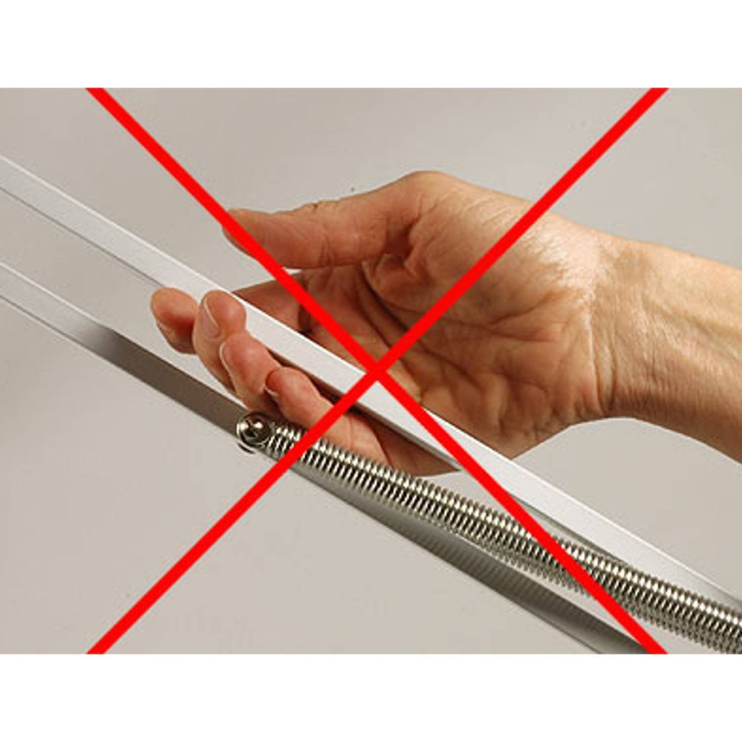 Lampe loupe LED Lumeno série 851X avec lentille en verre véritable de 152 mm, intensité variable, grise