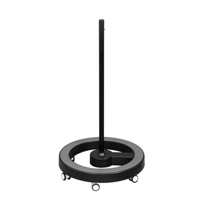 Trépied roulant Lumeno 6159 avec anneau de support vert, gris ou noir, design